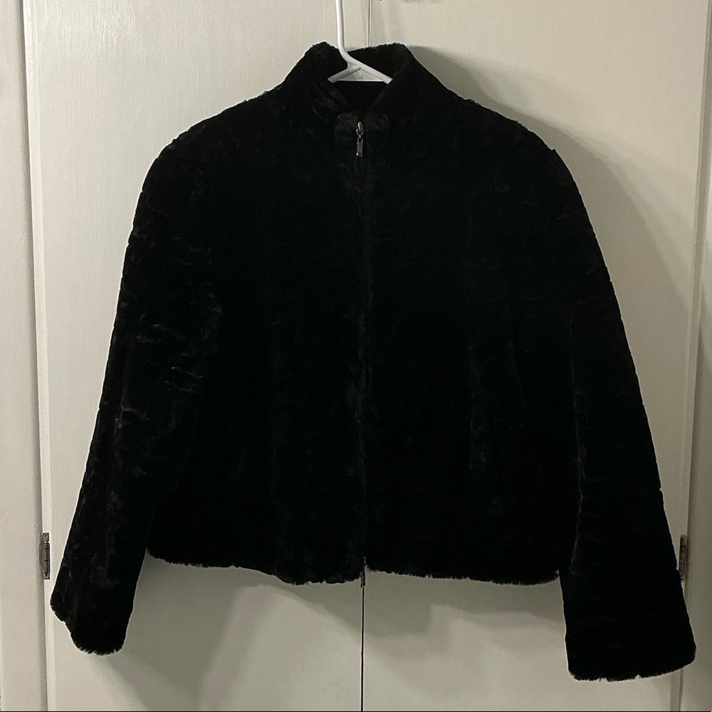 Women's Black Faux Fur Jacket